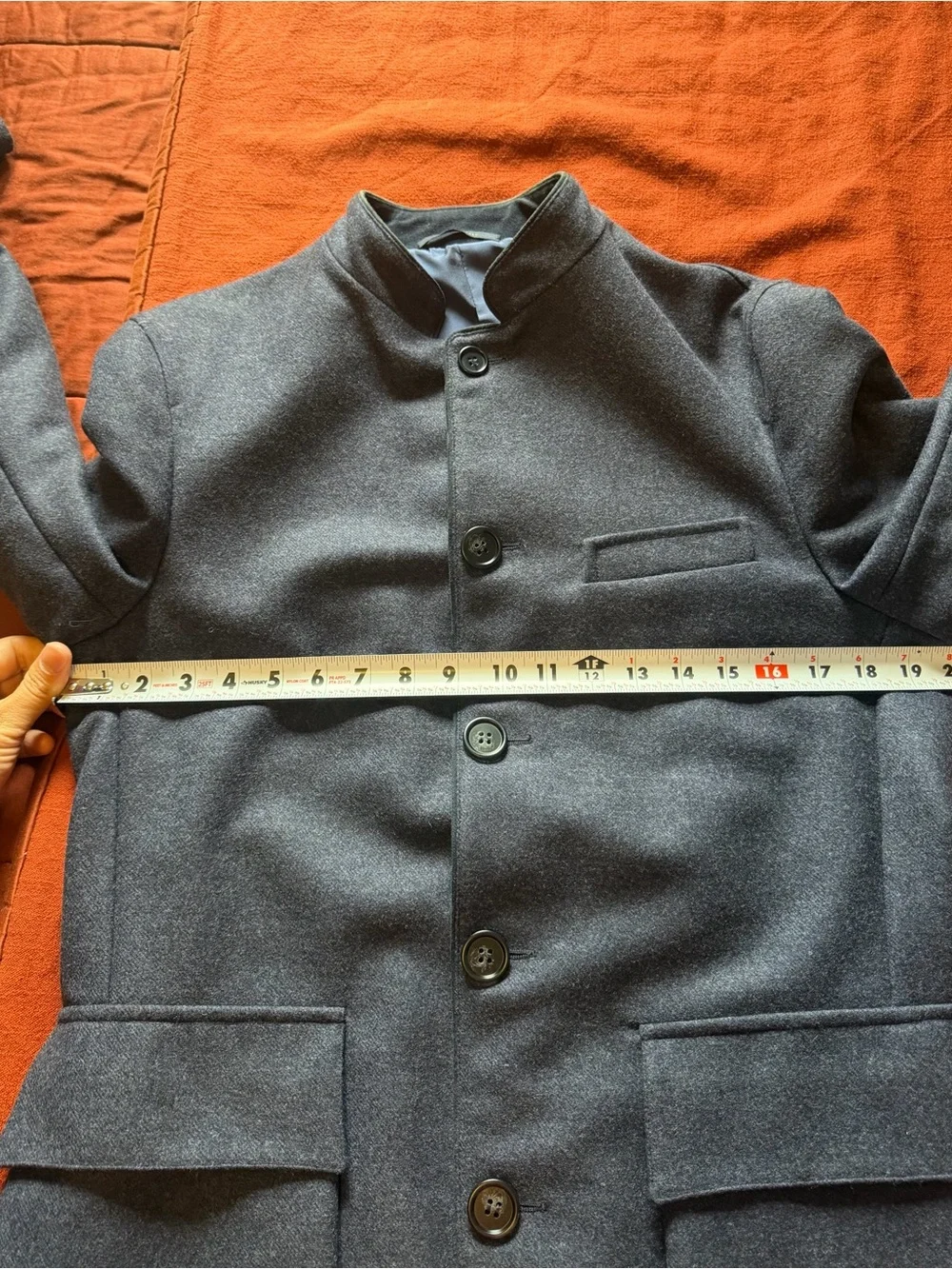NWT Sid Mashburn Tyrolean Wool Jacket in Navy, Men’s Size Small